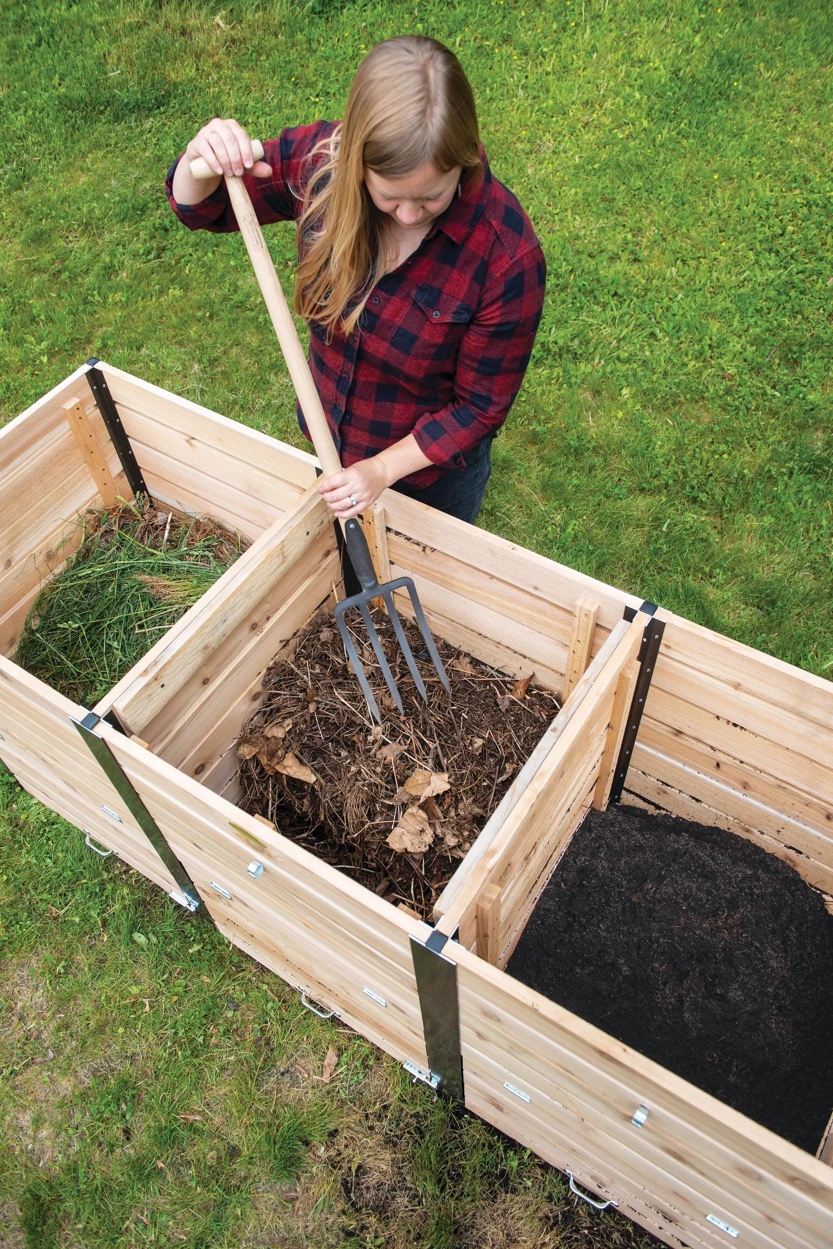 Heavy-Duty Dutch Digging Fork with Hardwood Handle for Garden Soil