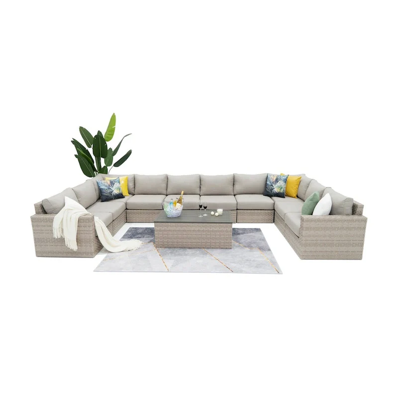 Avalon Bay 11-piece Deep Seating Sectional