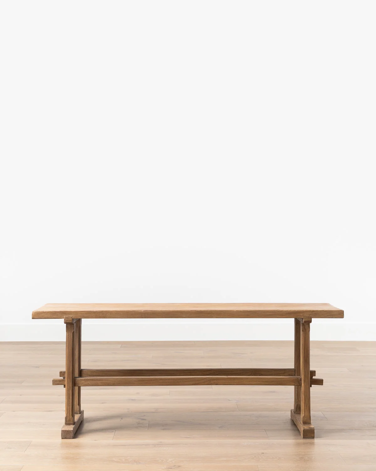 Rustic Wood Console Table with Natural Finish for Living Room