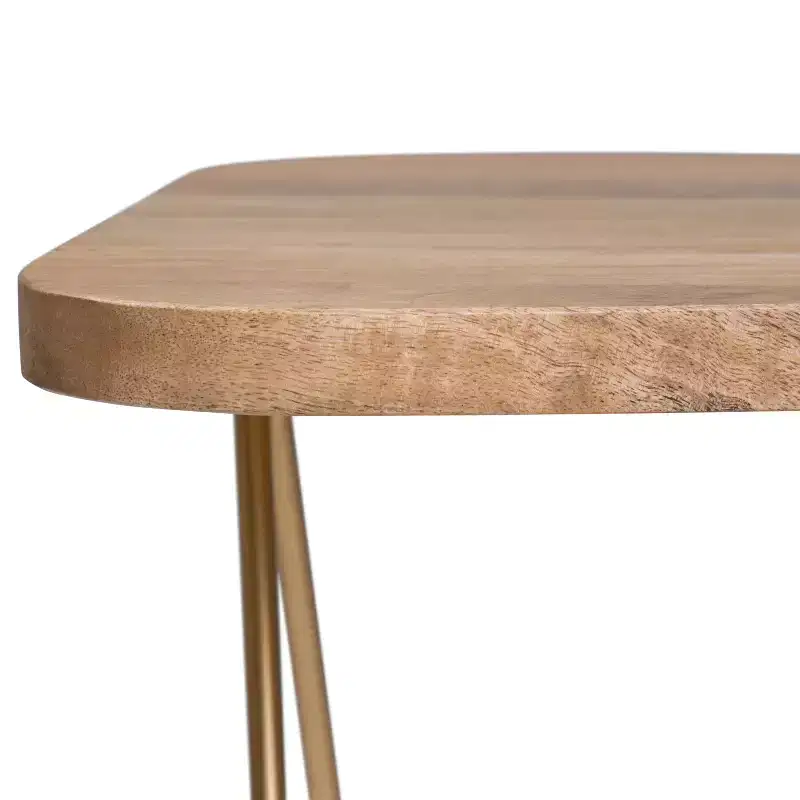 Tillman Metal and Wood Accent Table