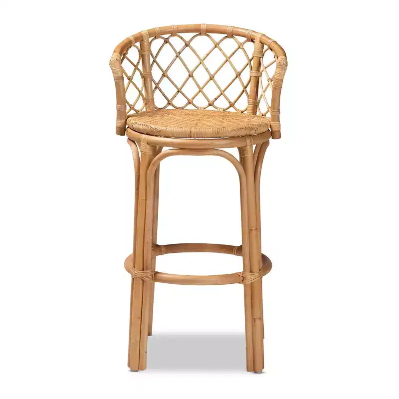 Orchard Rattan Barstool Natural/Brown - bali & pari