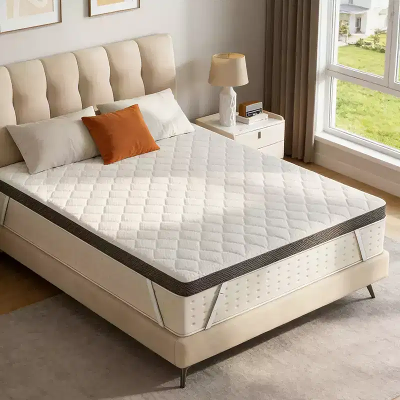 Dyonery Firm Mattress Topper for Pressure Relief  Twin Size 3 Inch High Density Cooling Gel Memory Foam with Removable Cover, CertiPUR-US Certified