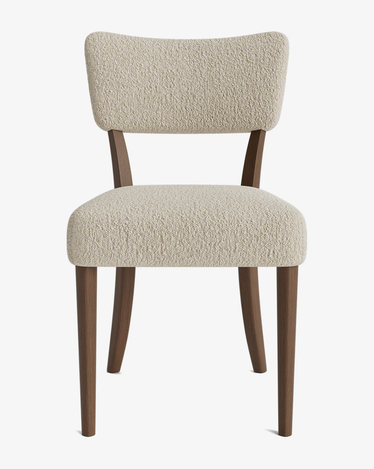 Glam Velvet Dining Chair with Kidney-Shaped Back for Dining Room
