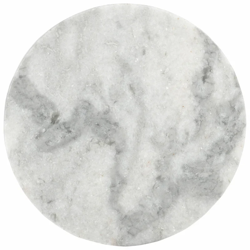 SAFAVIEH Couture Devlin Marble Drink Table - 12Wx12Dx20H