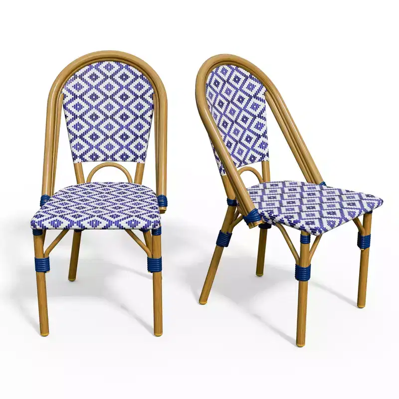 UPTIOT 2-Pack Outdoor Chairs UV-Resistant Olefin Fabric