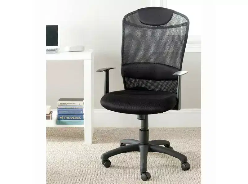Swivel Desk Chair Height Adjustable Black | Home Office Chair