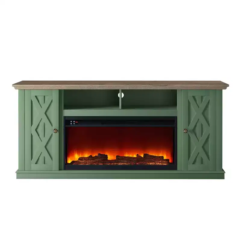 68 Freestanding Electric Fireplace TV Stand for TVs up To 78 - Festivo