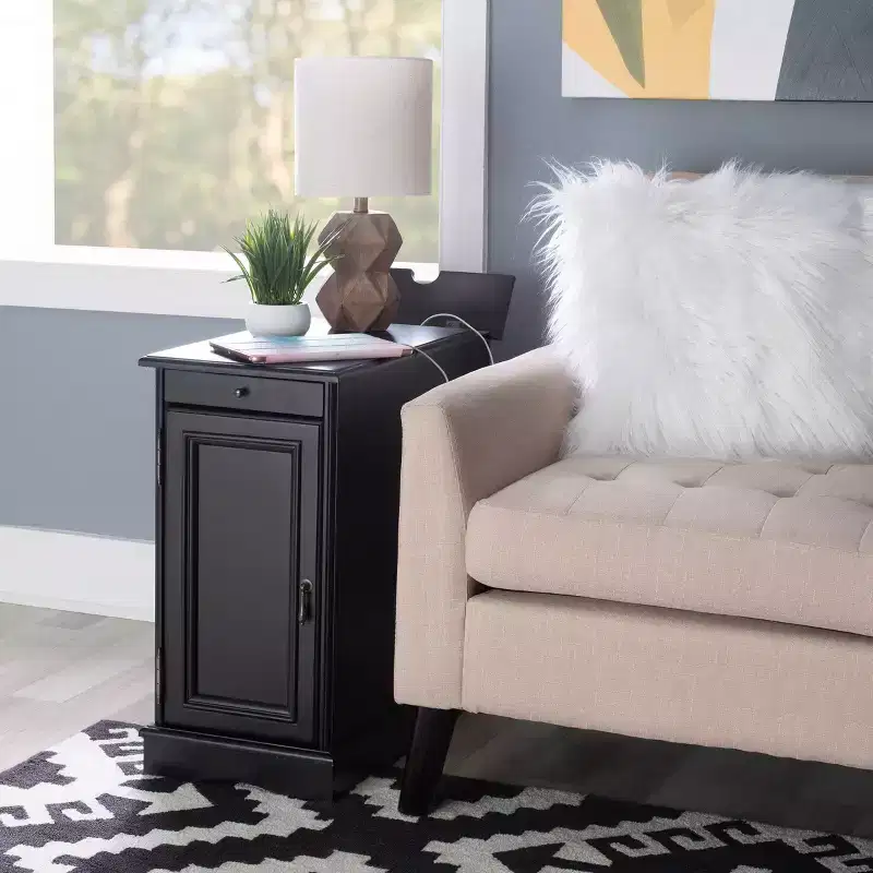 Felix Accent Table with USB Charging Station - Powell Company
