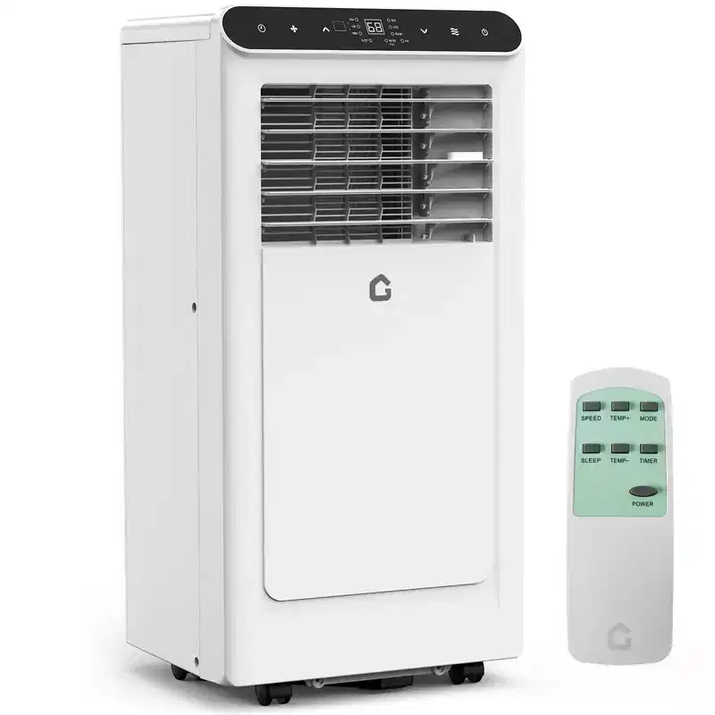 10,000 BTU Portable Air Conditioner with Heat, 3-in-1 Portable AC Unit with Fan & Dehumidifier, Room Air Conditioner Cools up to 450 Sq. Ft
