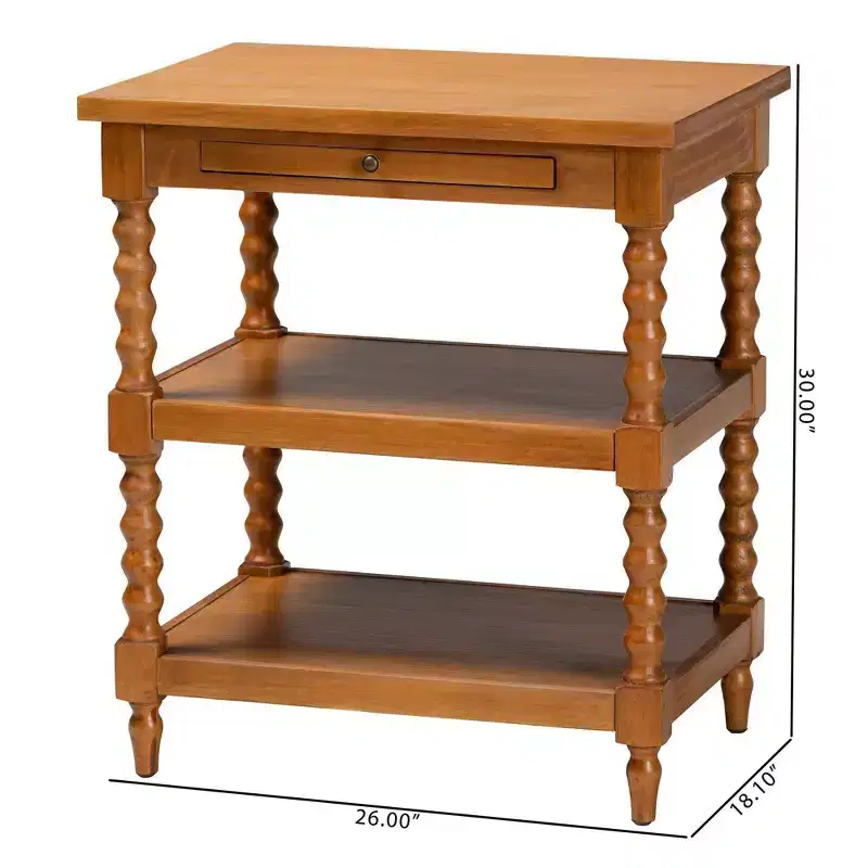 Baxton Studio Imogene Wood End Table