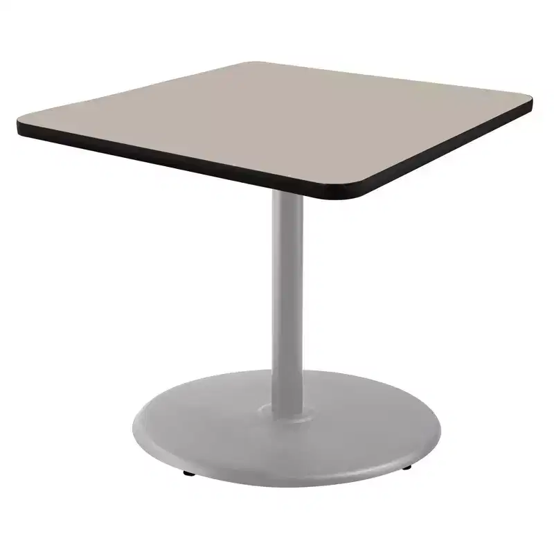 Hampden Furnishings 30" Bennet Collection Square Dining Table Gray/Gray Nebula