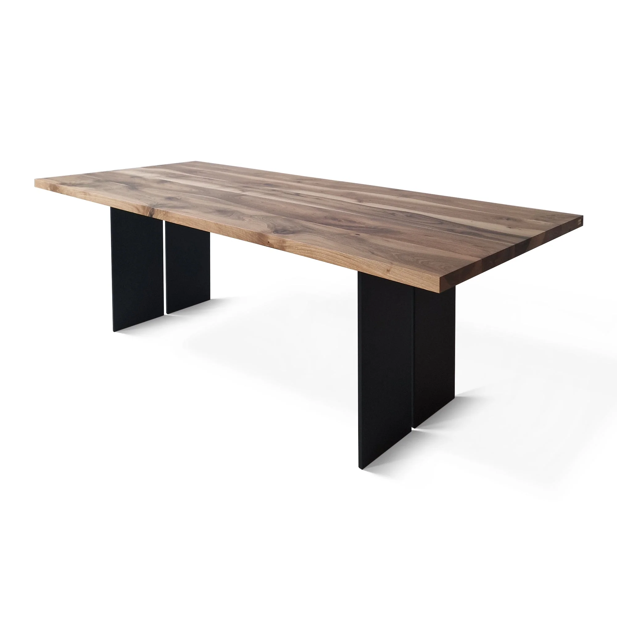 Walnut Dining Table - Introducing theGwen dining table in solid walnut - a piece that seamlessly blends the serene charm of rural life