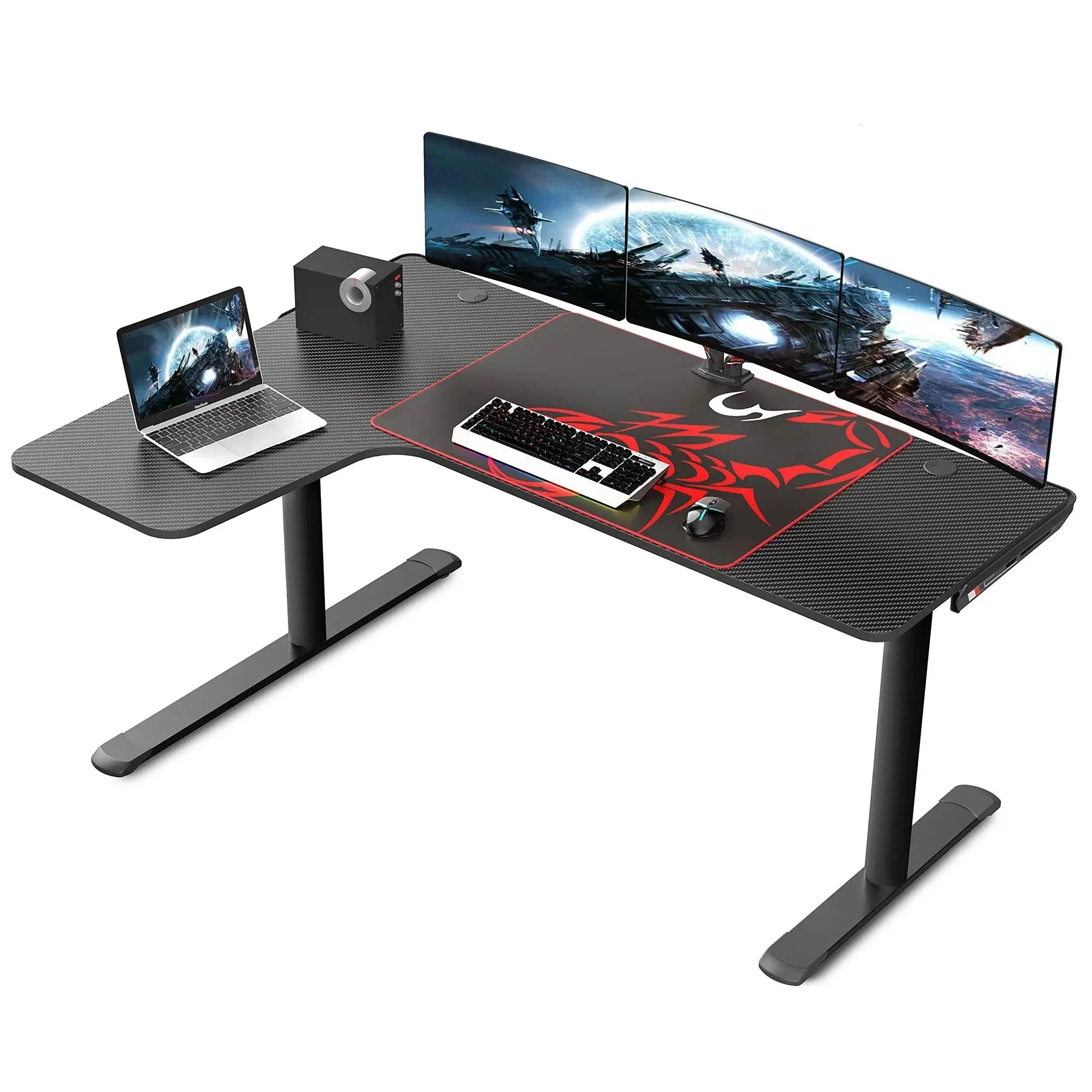 L Shaped Gaming Desk (60x24)