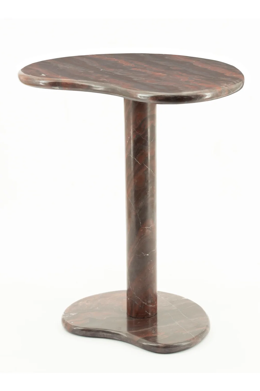 Marble Pedestal Side Table