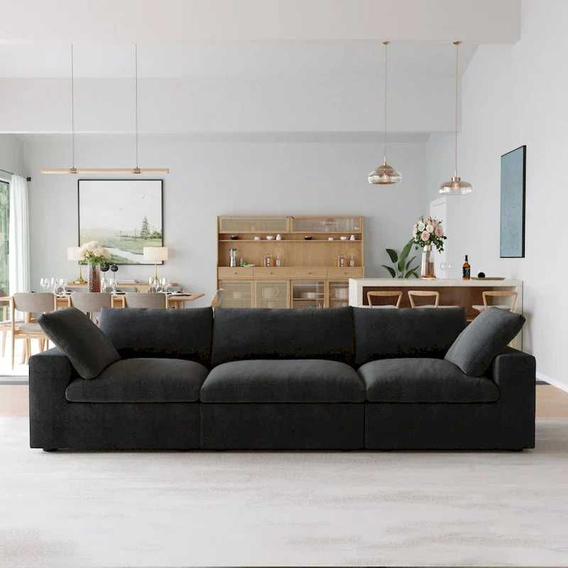 Modern Modular Convertible Sectional Sofa Couch for Living Room
