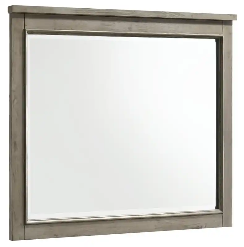 Bedroom Dresser Mirror, Wood - Drift Grey