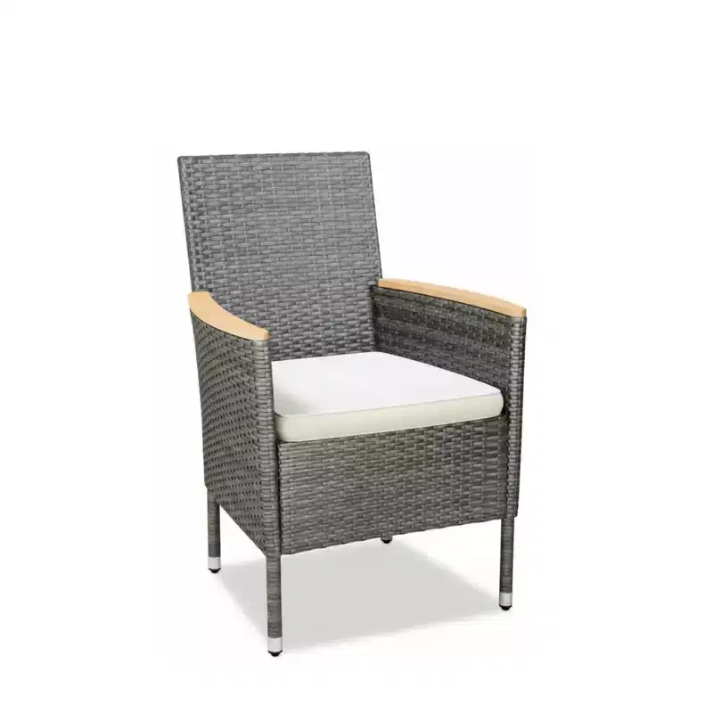 4-Piece All-Weather Rattan Patio Dining Chair