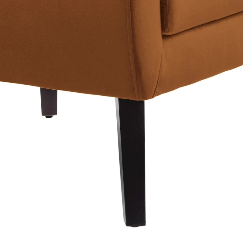 Set of 2 Velvet Living Room Accent Chair Upholstered Armchair