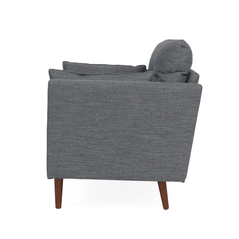 Symonds Tufted Club Chair with Accent Pillows by Christopher Knight Home