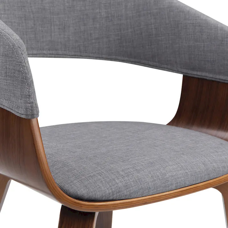 WYNDENHALL Calinda Mid Century Modern Bentwood Single Dining Chair - 20.5w x 21.7d x 30.9h