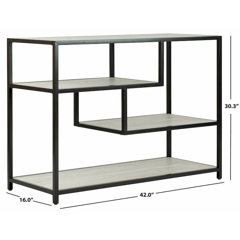 SAFAVIEH Fannye Geometric Console Table - 42 x 16 x 30.3 - 42Wx16Dx30H