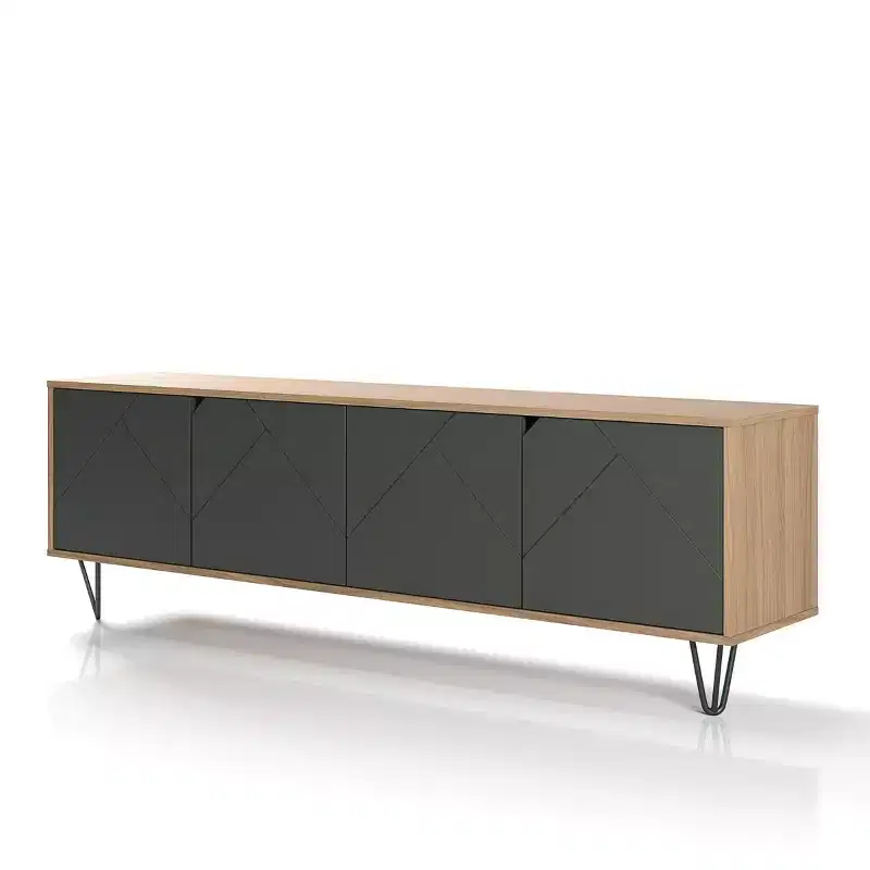 Slim TV Stand for TVs up to 80 - Nexera