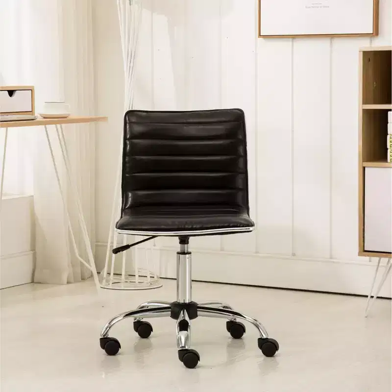 Fremo Chromel Adjustable Air Lift Office Chair in Black