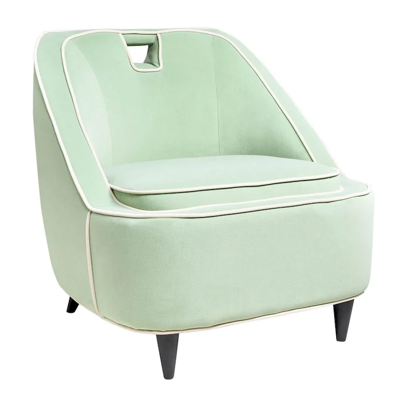 Sagebrook Home Modern Upholstered Two Toned Accent Chair - 28 x 30 x 31
