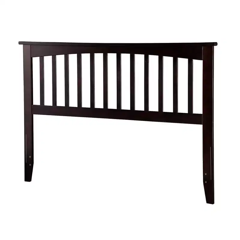 Full Mission Headboard, Wood Frame with Spindles, Satin Stained Finish