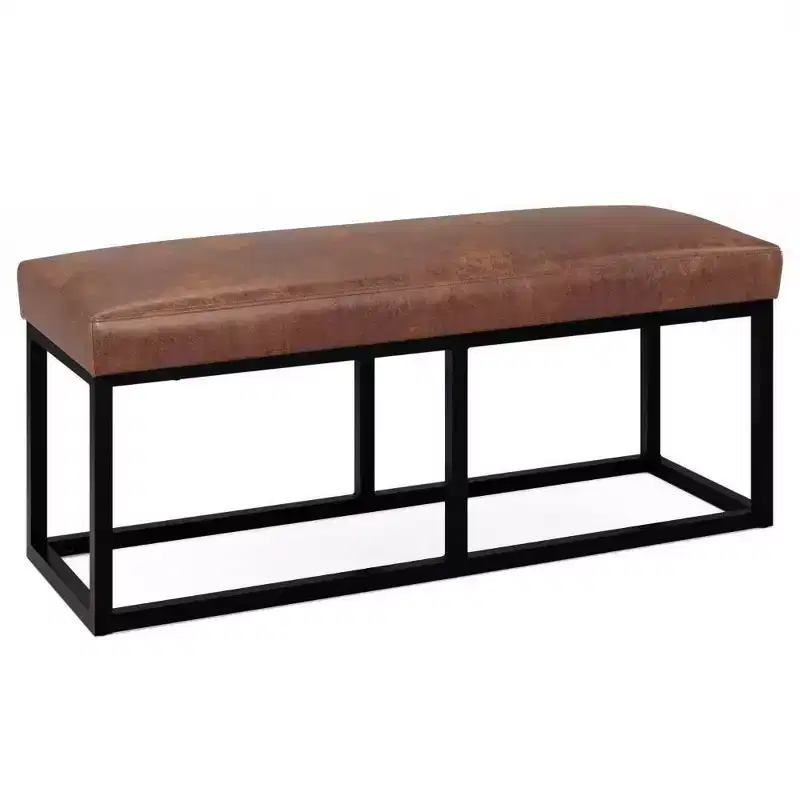 WyndenHall 44 Wide Kerwood Contemporary Rectangle Ottoman Bench