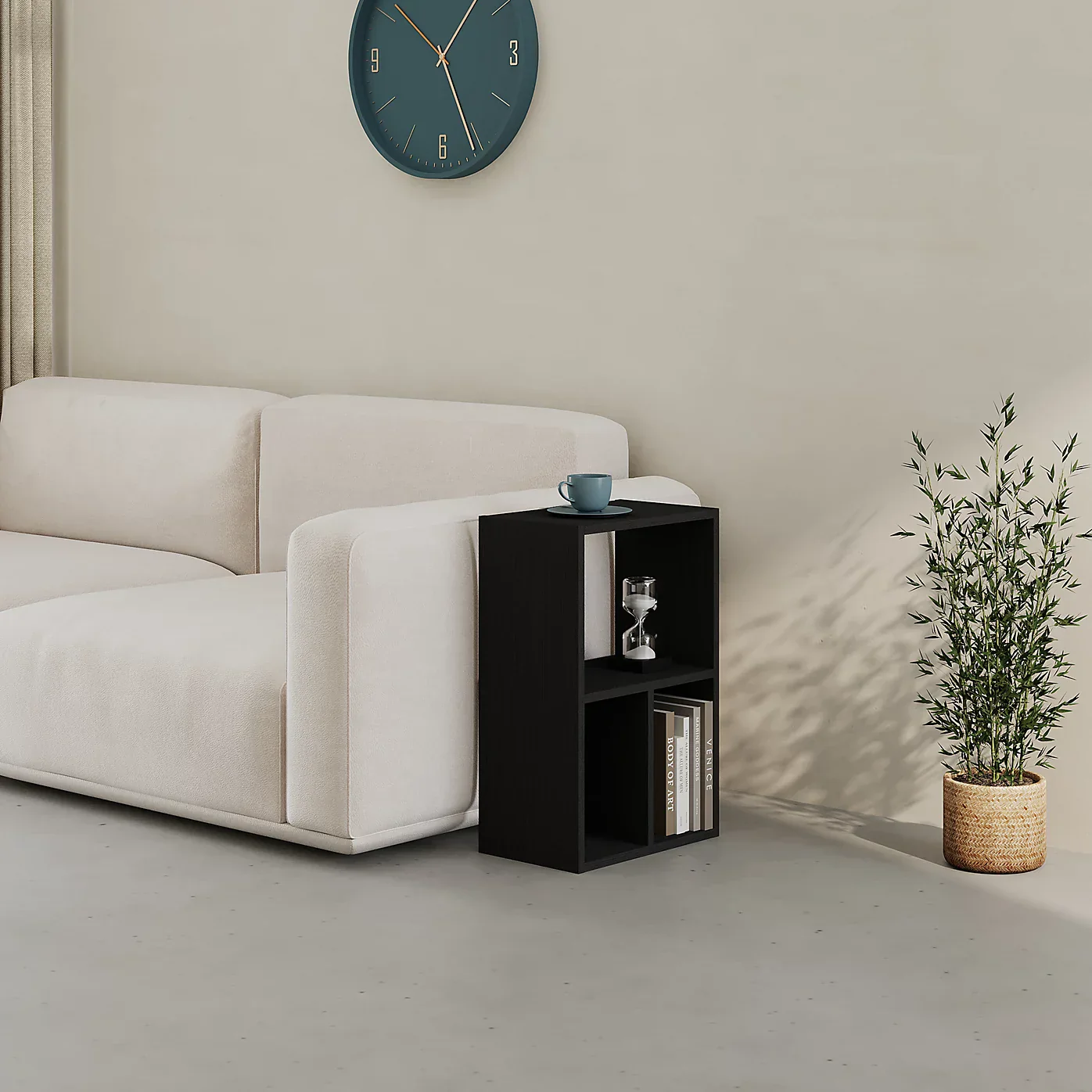 Big Low Standing Bookcase – Modular Storage Unit