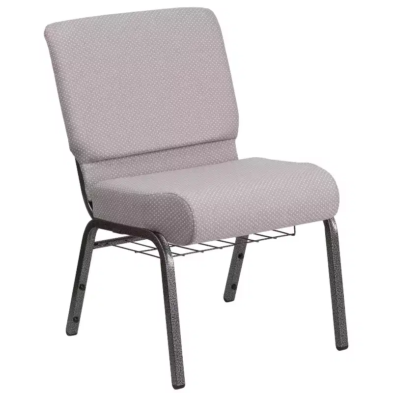Flash Furniture HERCULES Series 21''W Church Chair with Book Rack