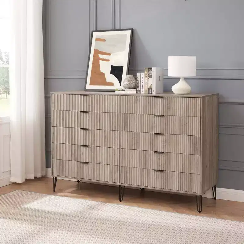 Manhattan Comfort Dumbo 10 Drawer Double Dresser