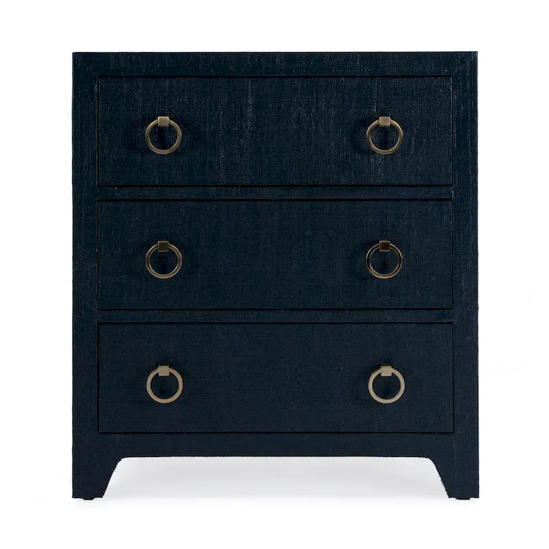 Bar Harbor Raffia 3 Drawer Chest