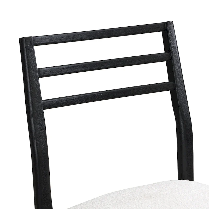 Fescue Fabric and Rubberwood Upholstered Dining Chairs (Set of 2) by Christopher Knight Home
