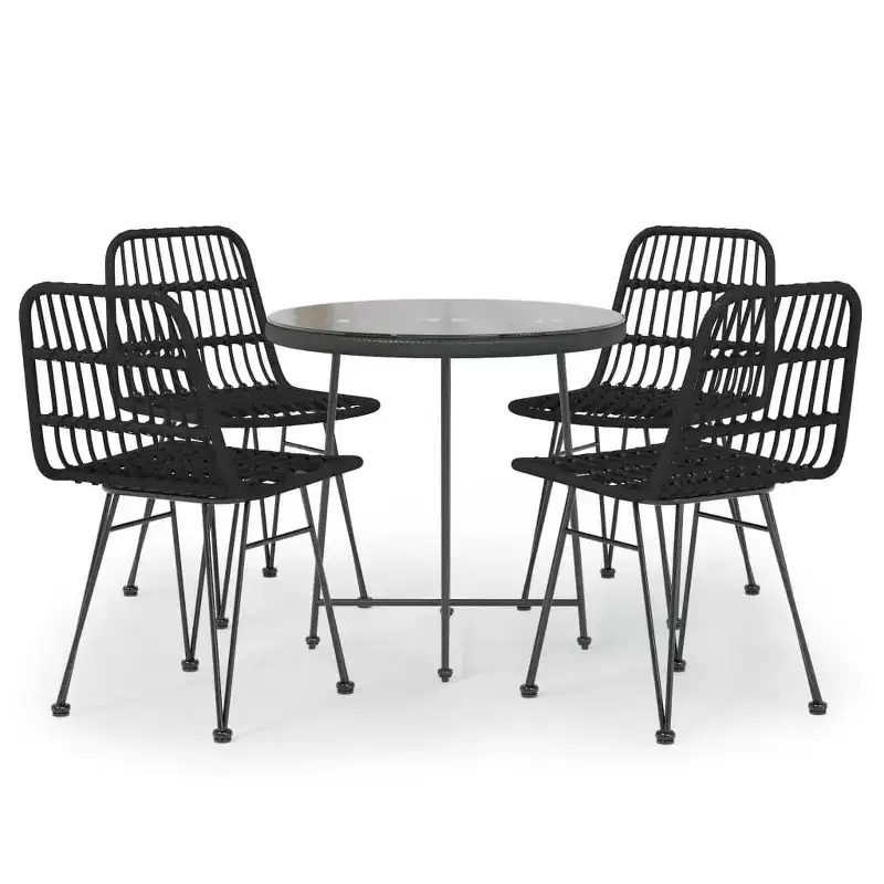 vidaXL Garden Dining Set Poly Rattan - Chill Outdoor Gear
