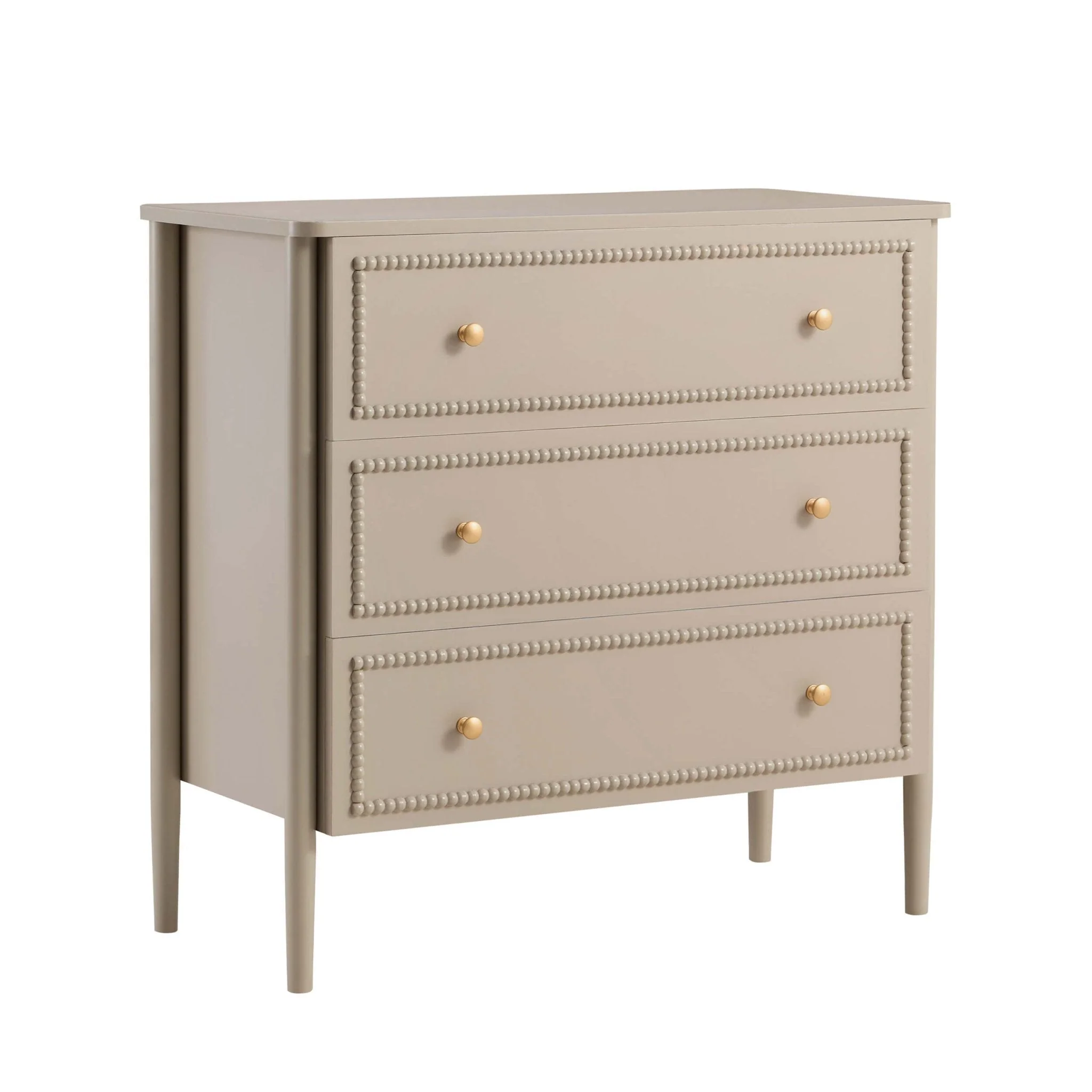 3 Drawer Chest - Taupe