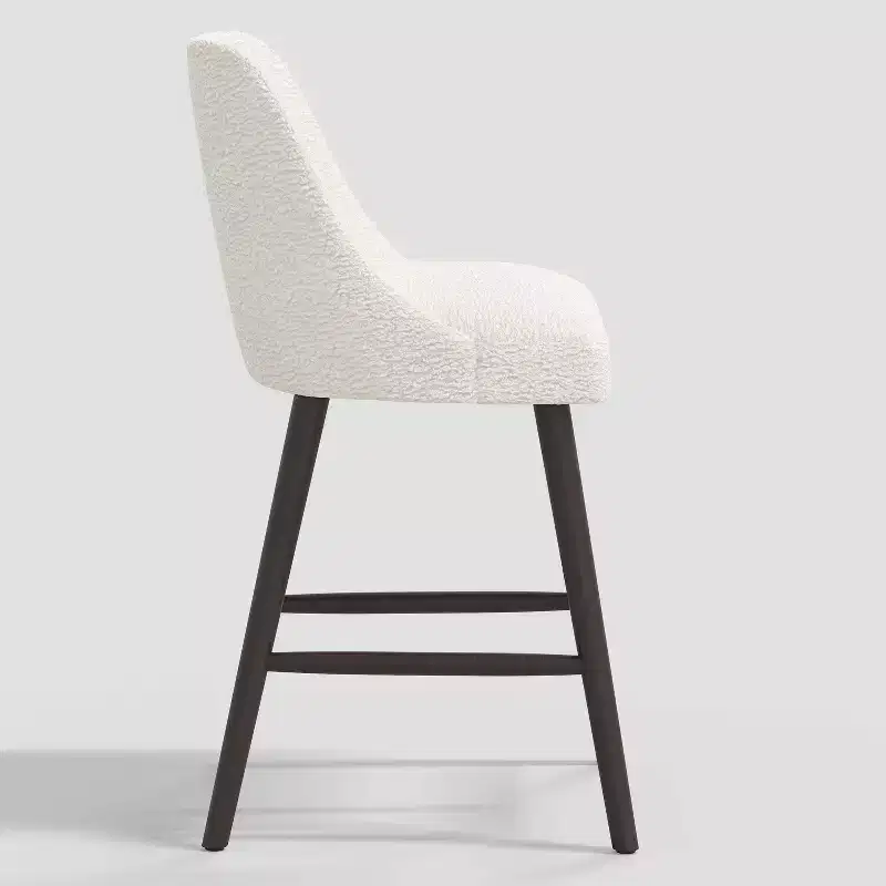 27 Geller Counter Height Barstool with Footrest Sheepskin Natural - Threshold™