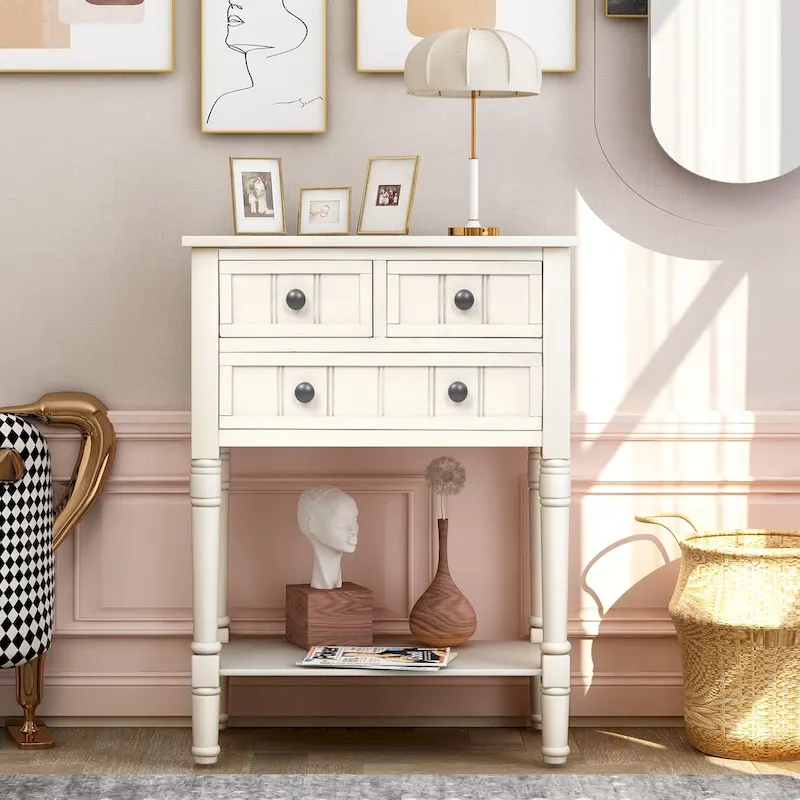 Narrow Console Table Slim Sofa Table