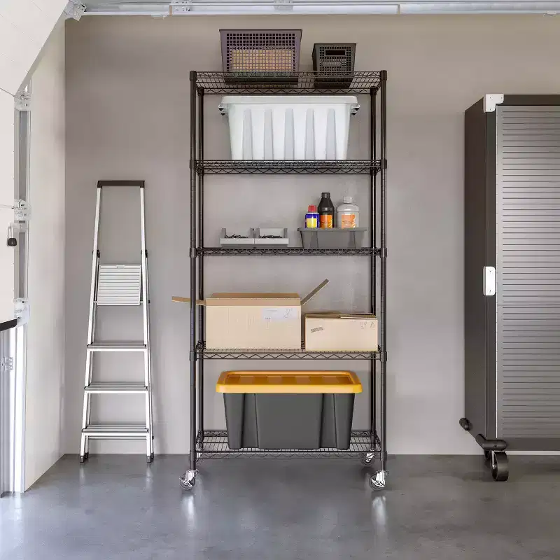 UltraDurable 5-Tier 36 x 14 Steel Wire Shelving Unit
