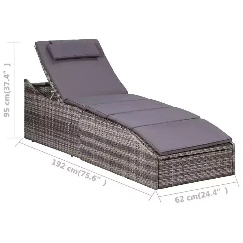 vidaXL Sunlouger and