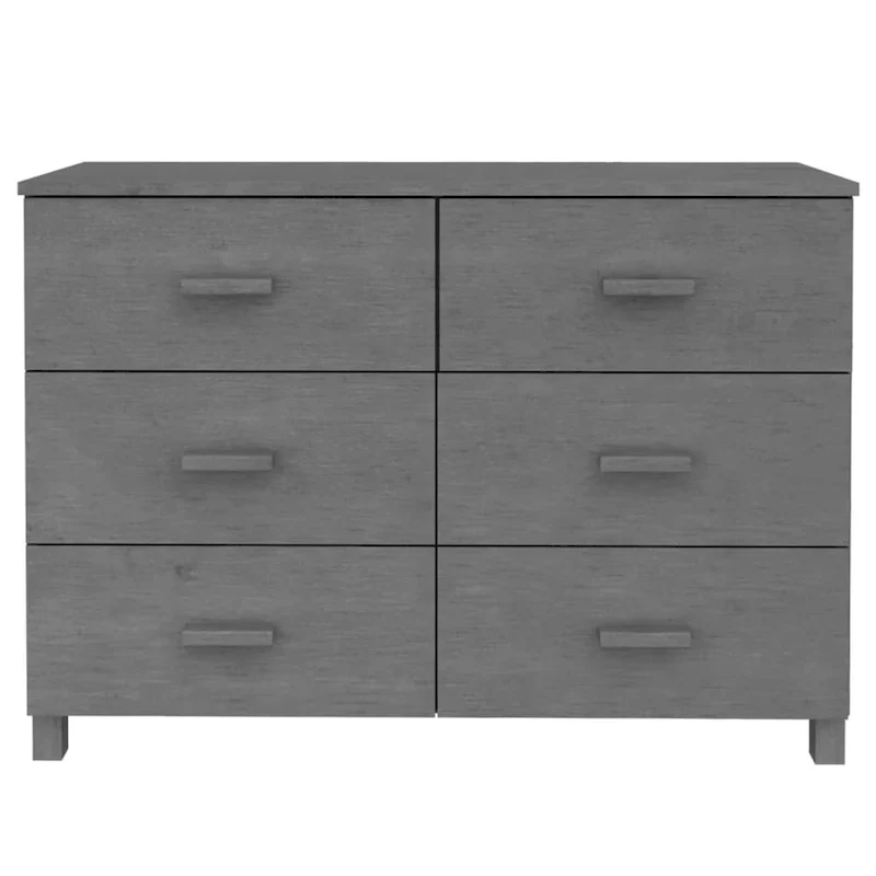 Sideboard Buffet Console Cabinet with Storage Solid Wood Pine - 44.5x15.7x31.5