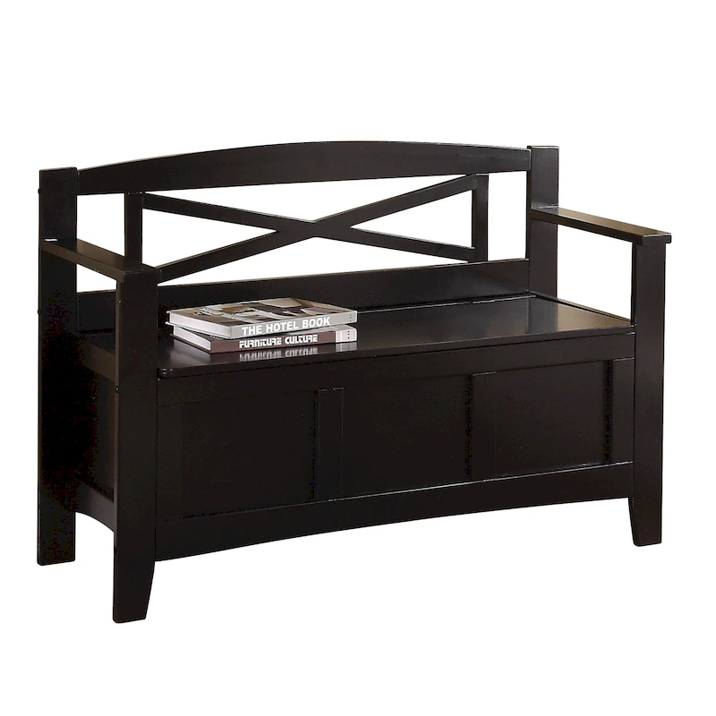Entryway Bench with Flip Up Storage