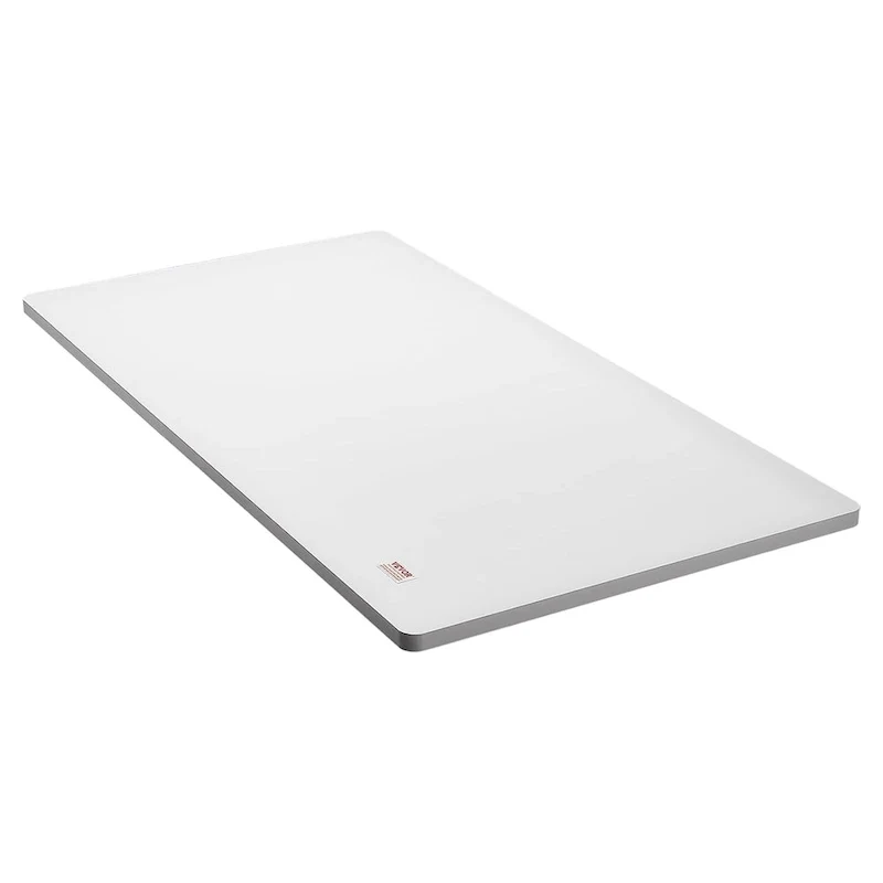 60 x 25 Inch Rectangular Standing Desk Tabletop, White MDF Surface, Adjustable Height Compatible