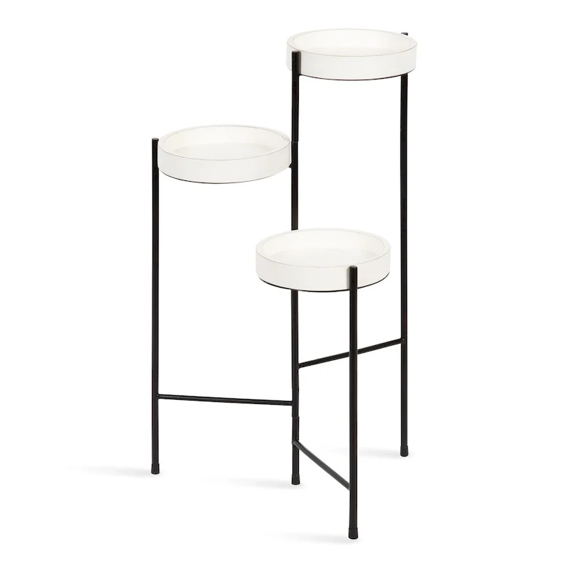 Metal 3-tier Modern Plant Stand - 16x21x30