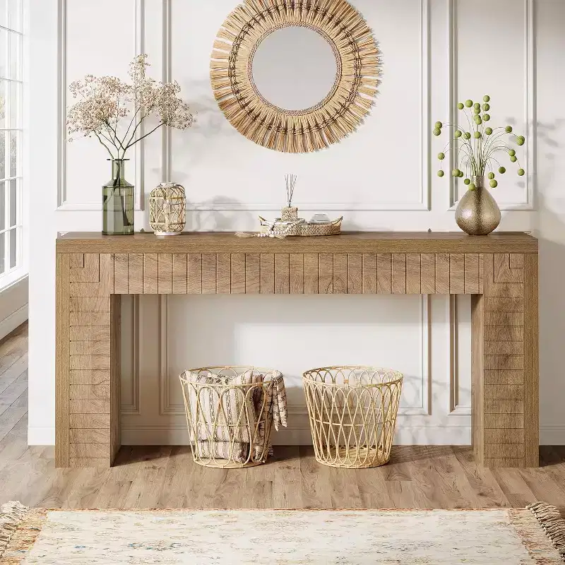 70.9-Inch Extra Long Console Table for Entryway, Narrow Sofa Table Behind Couch, Suitable for Hallway, Foyer, Living Room