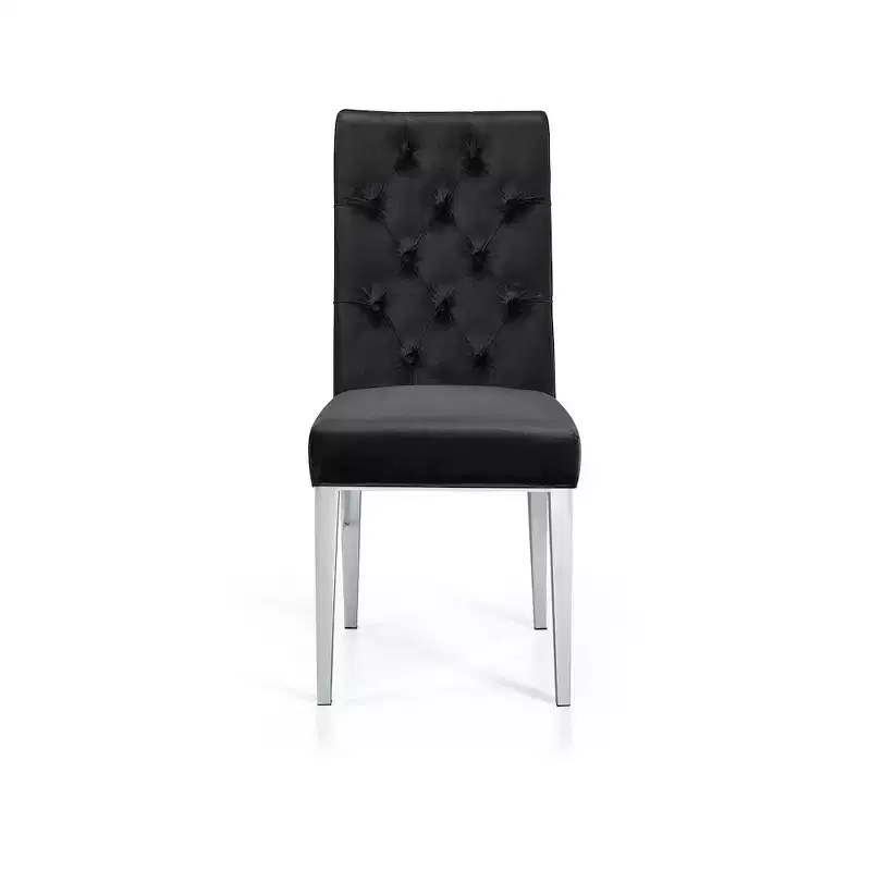 Meridian Furniture,Juno Velvet Dining Chair, Set of 2