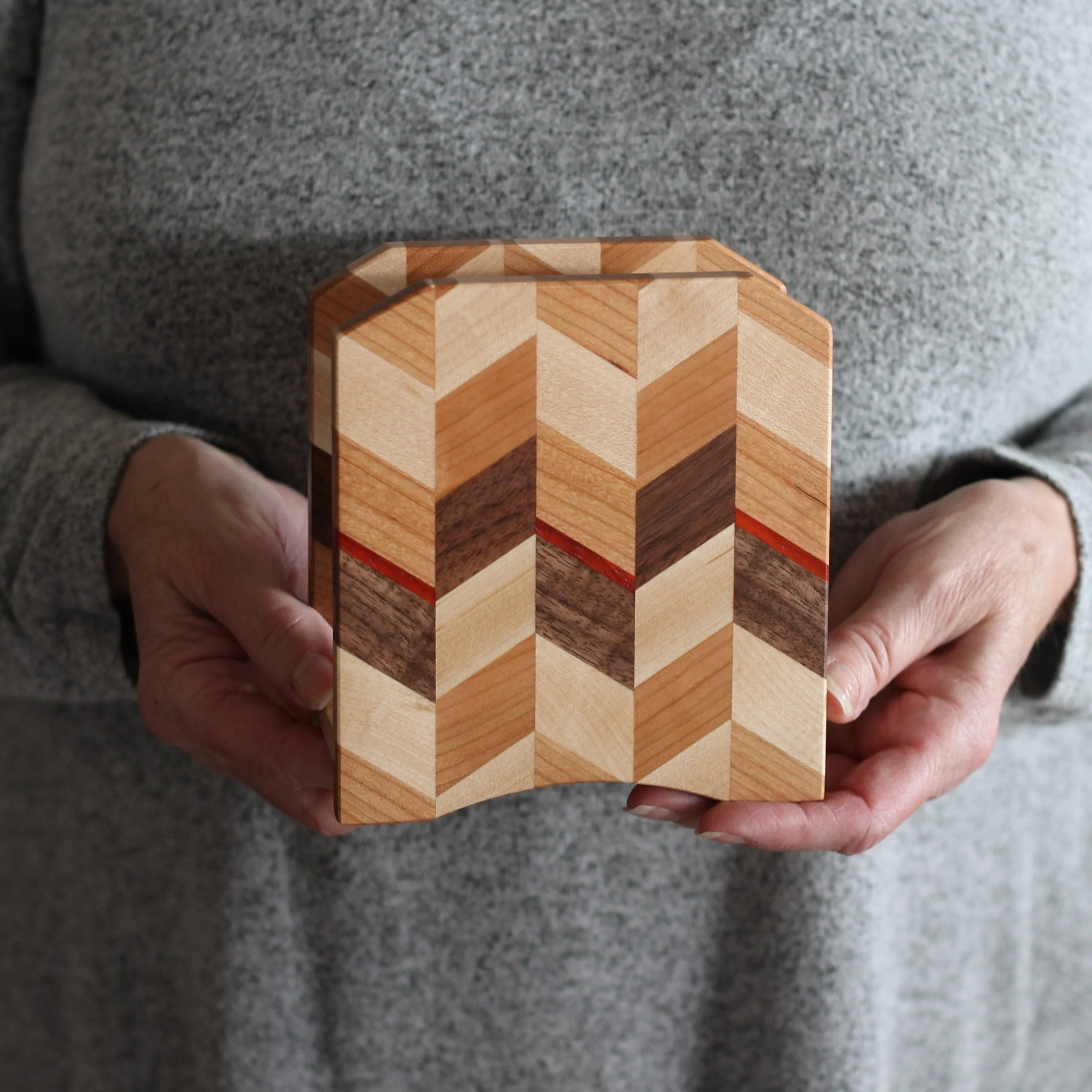Checkered Napkin Holder