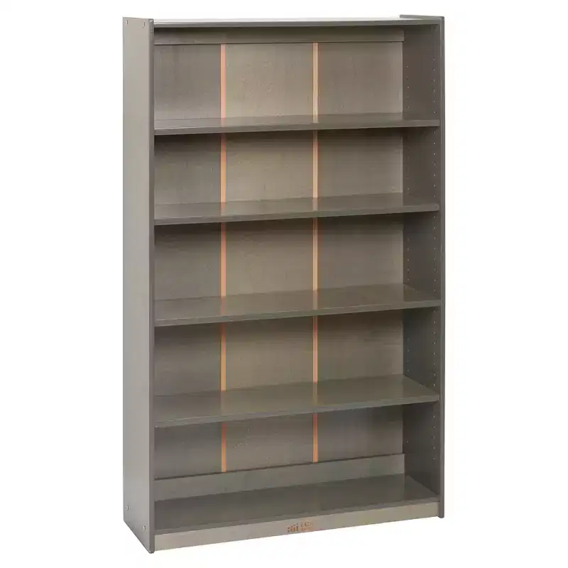 ECR4Kids Wooden Classic Bookcase with Adjustable Shelves, 60in, Classroom Bookshelf