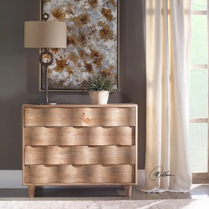 Uttermost Crawford Light Oak Accent Chest